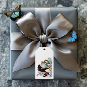 Cherry Blossoms Fairy Dragon Friendship Gift Tags