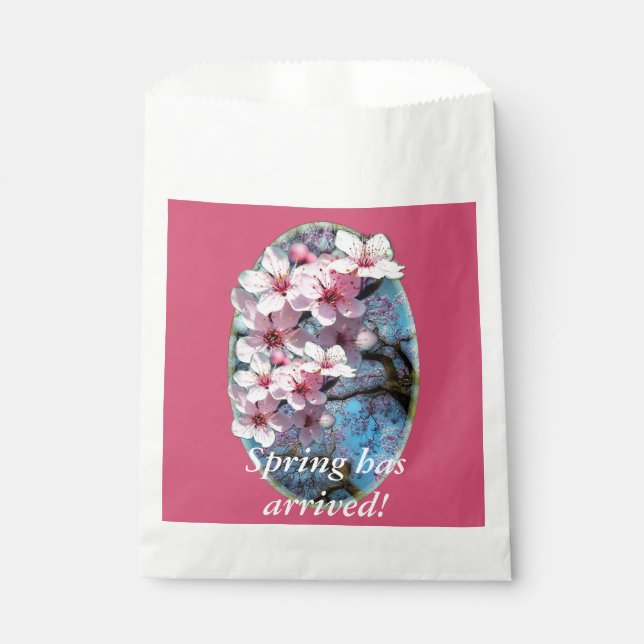 Cherry blossoms favour bag (Front)