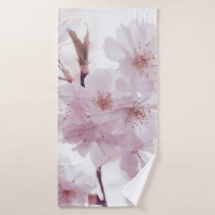 CHERRY BLOSSOMS FLOWERS BATH TOWEL