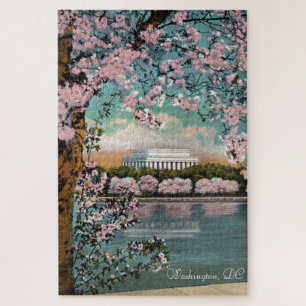 Cherry Blossoms in DC Large Puzzle