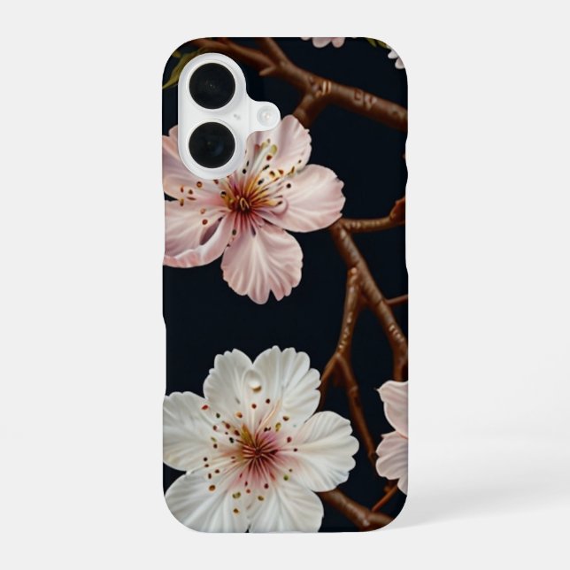 CHERRY BLOSSOMS iPhone 16 CASE (Back)