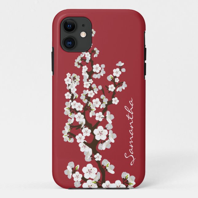 Cherry Blossoms iPhone 5 Case-Mate Case (red) (Back)