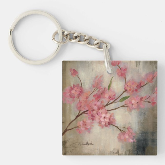 Cherry Blossoms Keychain (Front)