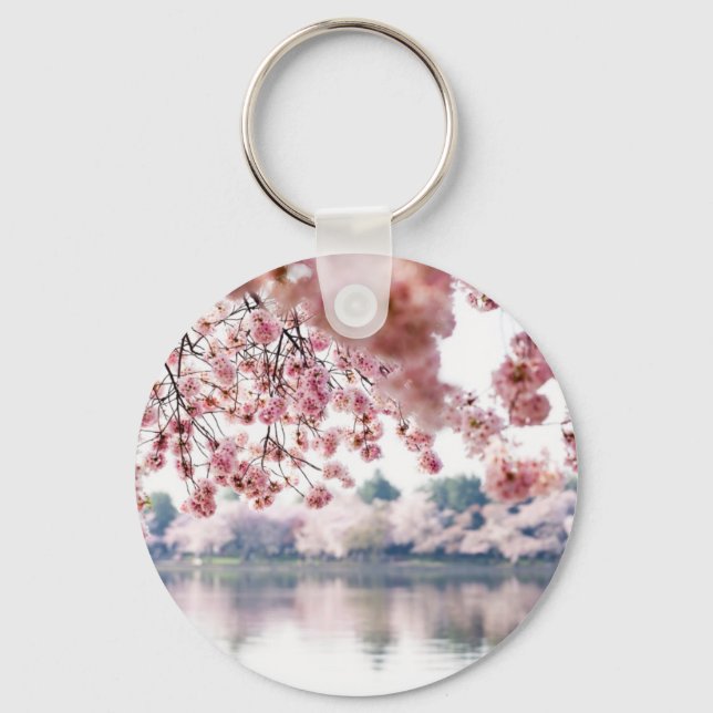 Cherry Blossoms Keychain (Front)
