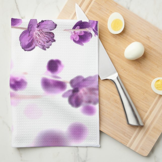 Cherry blossoms kitchen towel (Quarter Fold)