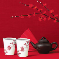 Cherry Blossoms Longevity Symbol Chinese Birthday