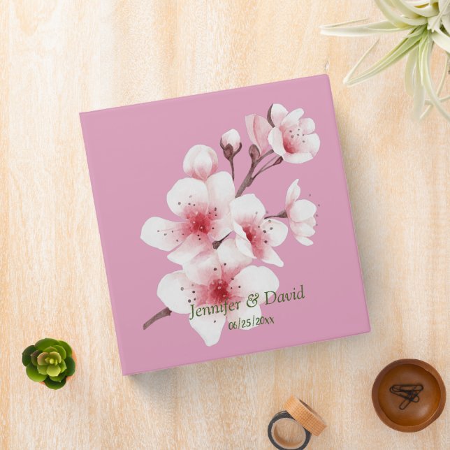 Cherry Blossoms Mariage Classeur (In Situ)