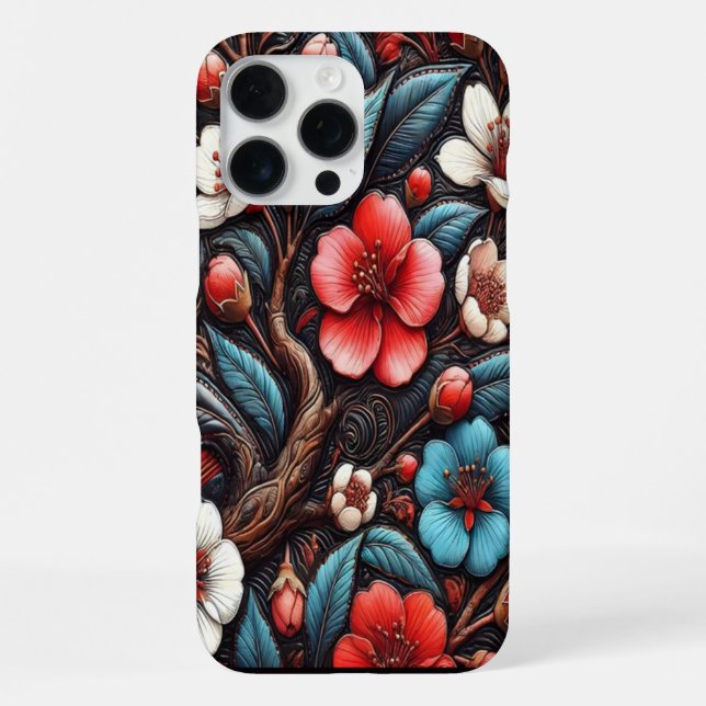 Cherry Blossoms Nature Artwork iPhone Case (Back)