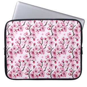 Cherry Blossoms on Branches Laptop Sleeve