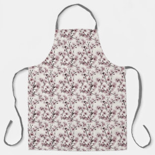 Cherry Blossoms on Ivory — Delicate & Contemporary Apron