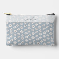 Cherry Blossoms on Light Blue with Name