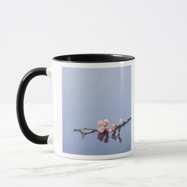 Cherry blossoms on water mug (Left)