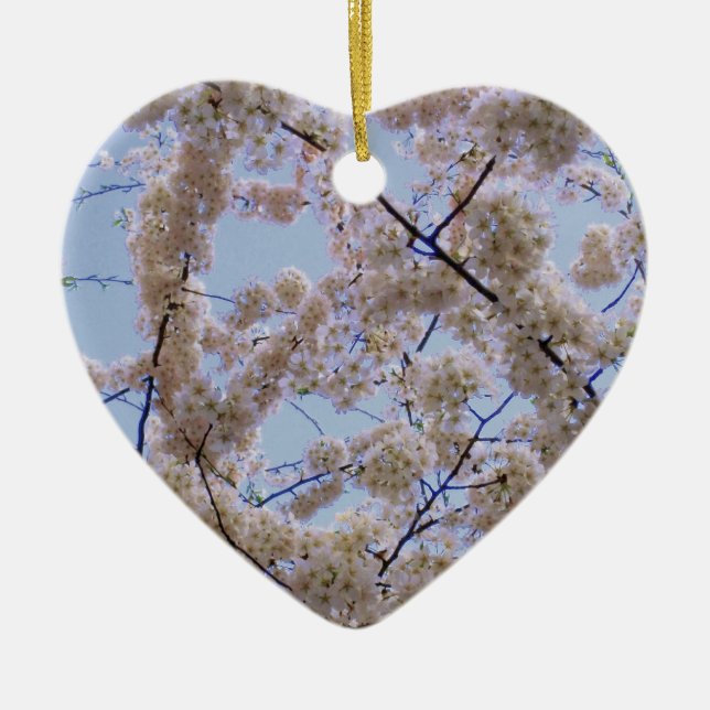 'Cherry Blossoms' Ornament (Front)