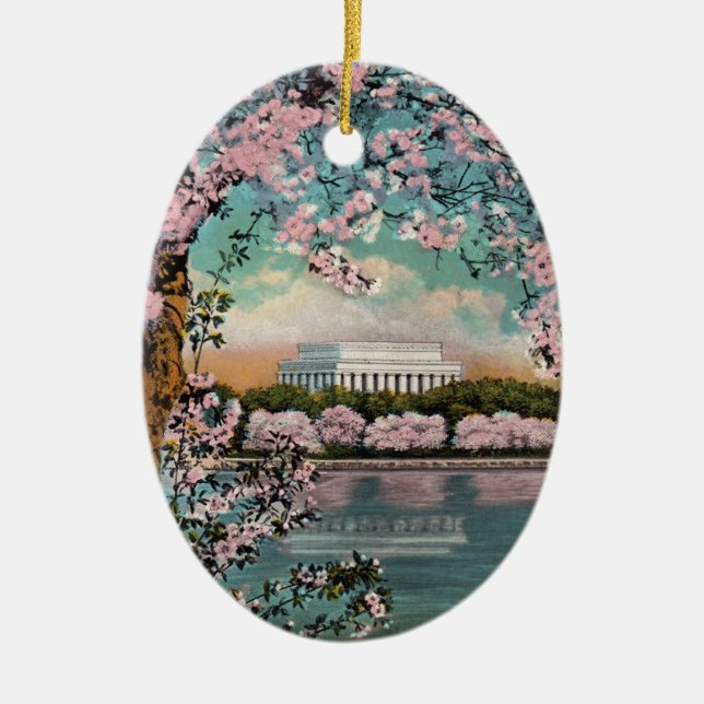 Cherry Blossoms Ornament (Front)