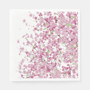 Cherry Blossoms Paper Napkins