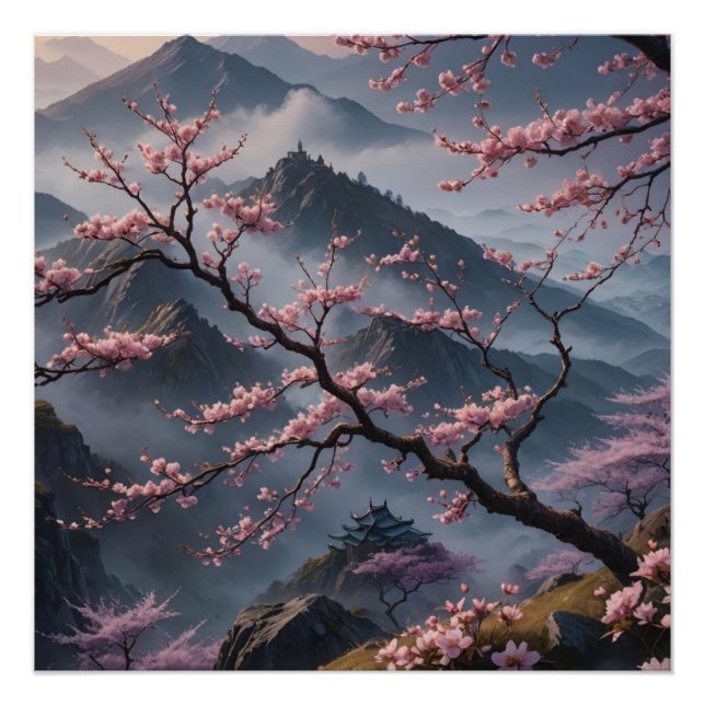 cherry blossoms poster (Front)