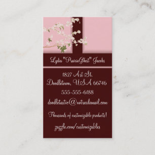 Cherry Blossoms Profile Card