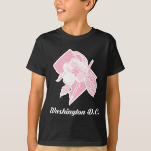 Cherry Blossoms Sakura Flower On Washington Distri T-Shirt