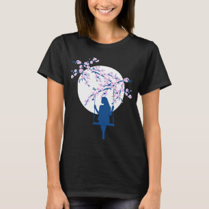 Cherry Blossoms SAKURA Full Moon Swing 3 T-Shirt