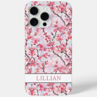 Cherry Blossoms Sakura Monogrammed