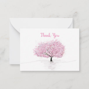 Cherry Blossoms Sakura Thank Cartes