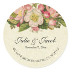 Cherry Blossoms Scripture Vintage Wedding