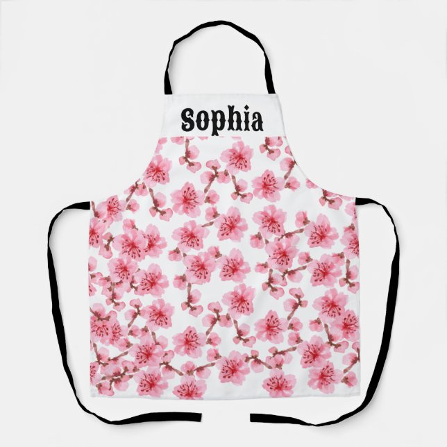 cherry blossoms Serenity  Apron (Front)