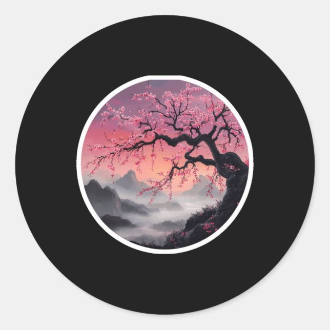 Cherry Blossoms Serenity Karma Sticker  (Front)