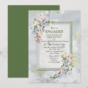 Cherry Blossoms Spring Party Invitation