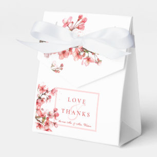 Cherry Blossoms Spring Summer Wedding Favor Box