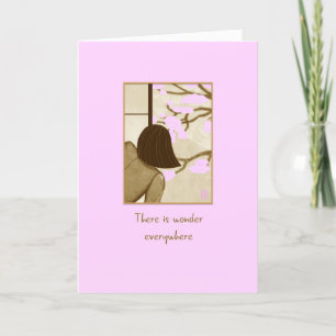 Cherry Blossoms There is Wonder Card