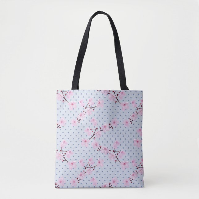 Cherry blossoms Tote Bag (Front)
