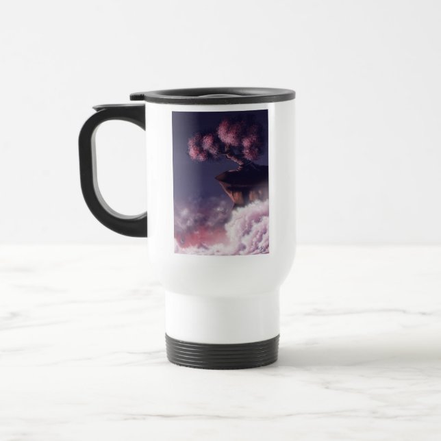 Cherry Blossoms Travel Mug (Left)