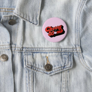 Cherry Bomb 2 Inch Round Button