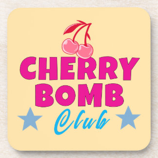 cherry bomb coaster