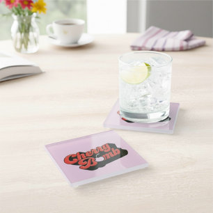 Cherry Bomb Glass Coaster