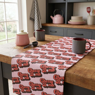 Cherry Bomb Long Table Runner