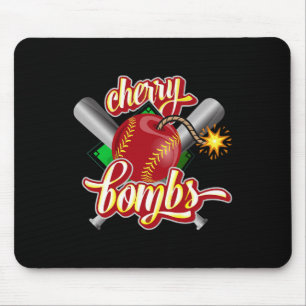 Cherry Bombs Logo Softll Team Matching For Girls T Mouse Pad