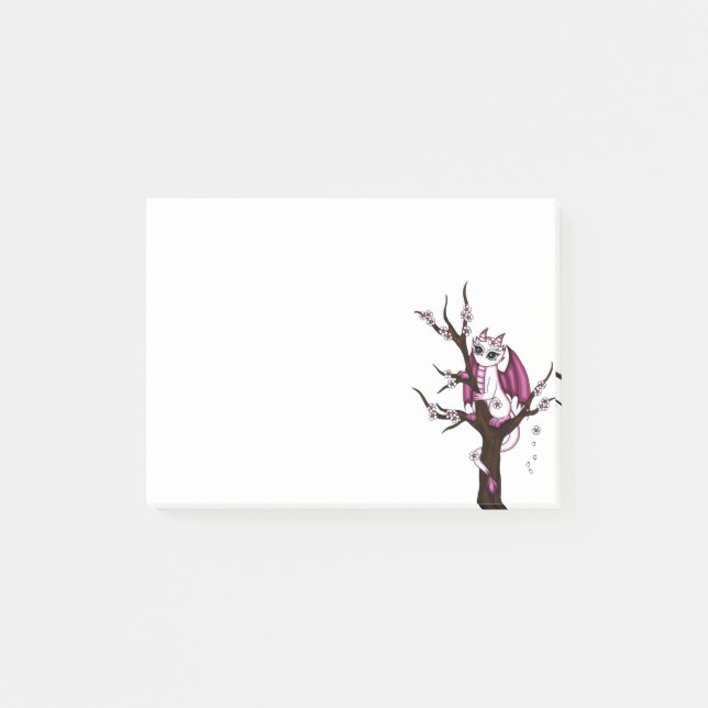 Cherry Bottom Dragon Post-it Notes (Front)