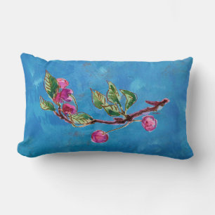 Cherry Branch by Alexandra Cook aka Linandara Lumbar Pillow