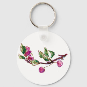 Cherry Branch Keychain
