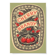 Cherry Brandy Classic Vintage Cover Ad