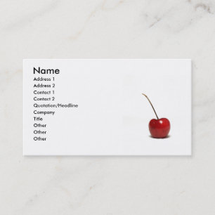cherry business cards