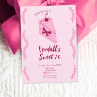 Cherry Cake Girls Sweet Sixteen Birthday 