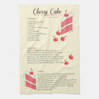 Cherry Cake Towel