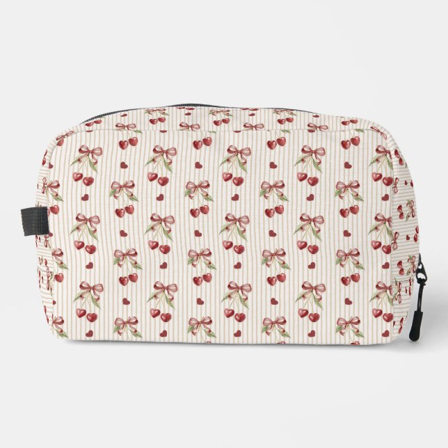 Cherry Charm Cosmetic Dopp Kit (Front)
