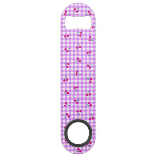 Cherry & Check (Pink) Speed Plug Opener Bar Key