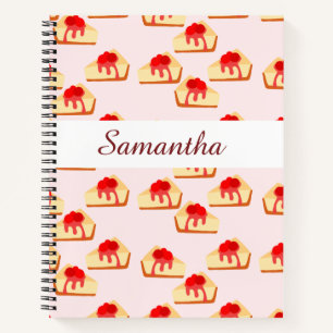 Cherry Cheesecake Dessert Notebook