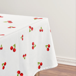 Cherry,cherries,fruits pattern   tablecloth