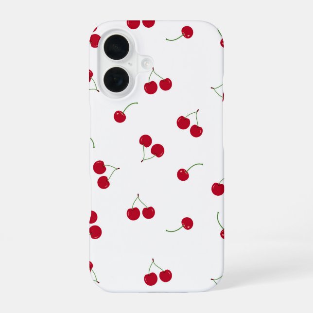  Cherry Cherries iPhone 16 Case (Back)